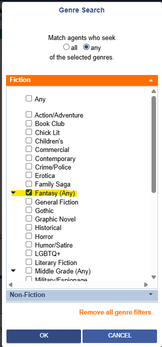 QueryTracker - Genre Search